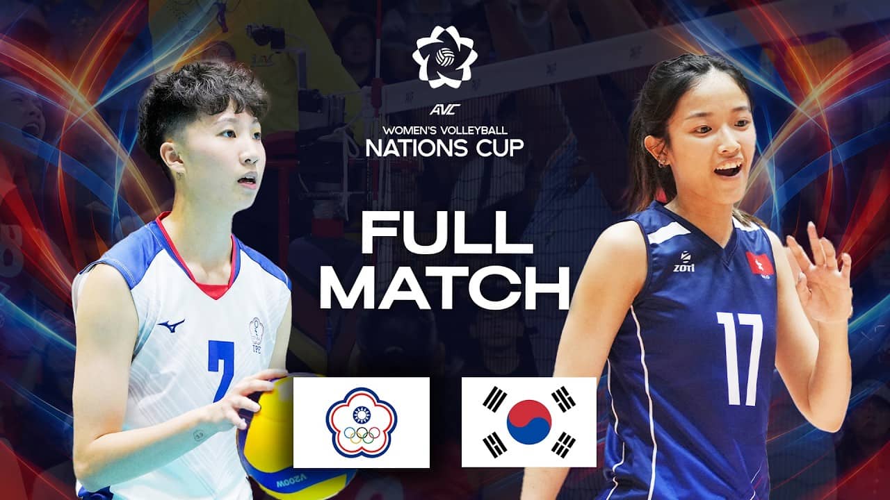 Chinese Taipei vs. South Korea - Pool Play | AVC Women's Cup 2026