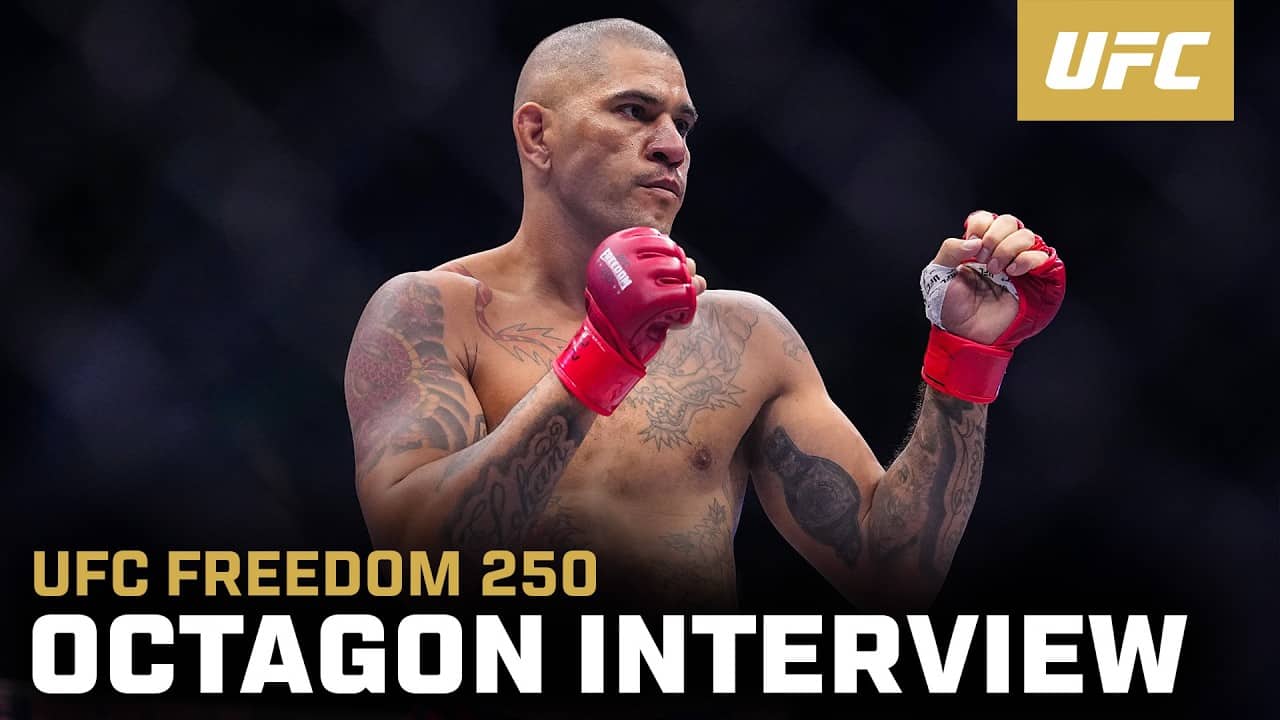 Alex Pereira Octagon Interview | UFC Freedom 250