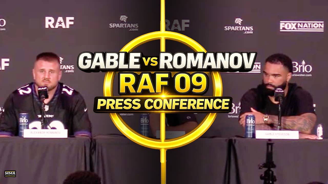 Gable Steveson vs Alexandr Romanov RAF 09 Press Conference | MMA Fighting