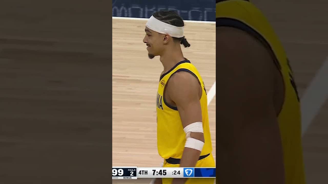 Andrew Nembhard Tosses it Up, Micah Potter Throws it Down 😤