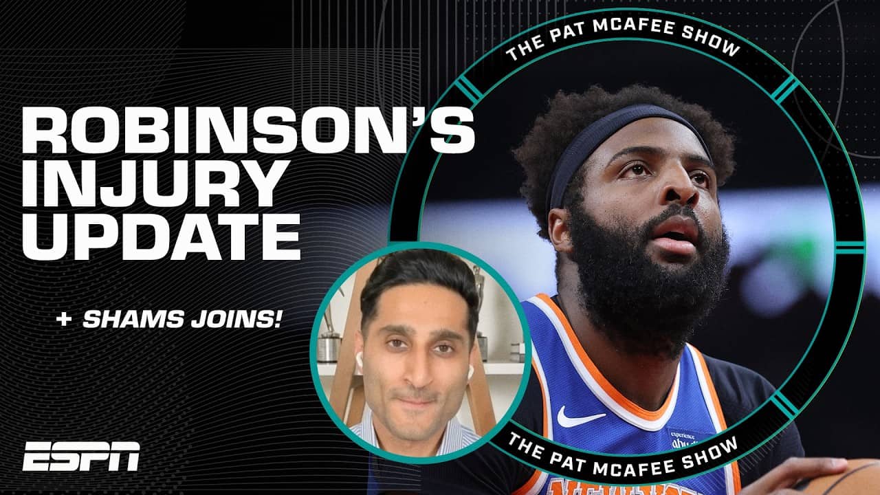 Shams Charania says Mitchell Robinson WILL play in Game 1 of the NBA Finals 🚨 | The Pat McAfee Show