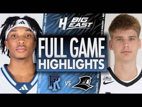 Rhode Island vs Providence - FULL GAME HIGHLIGHTS | December 6, 2025 | BIG EAST Basketball
