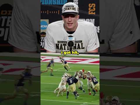 Justin Lamson breaks down Montana State's game-winning TD in FCS title game 🏆 #shorts