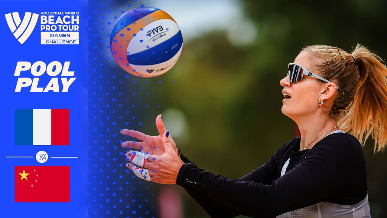 Placette/Richard vs. Jiang K. Y./J. Dong - Pool Play Highlights | Xiamen 2026 #BeachProTour