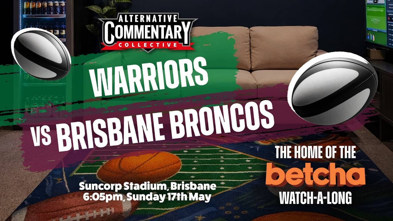 LIVE: Warriors Vs Broncos - betcha Lounge Watch-A-Long!