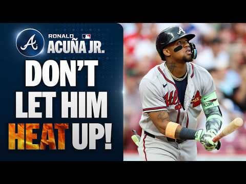 DON'T LET HIM GET HOT! Ronald Acuña Jr. homers in his 3RD STRAIGHT game 🔥 | MLB Highlights