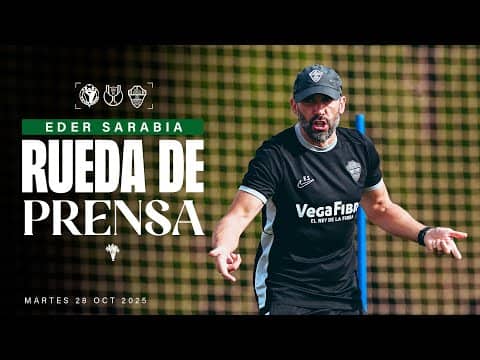 Eder Sarabia habla sobre el #UDLosGarresElcheCF correspondiente a la 1ª ronda de la Copa del Rey