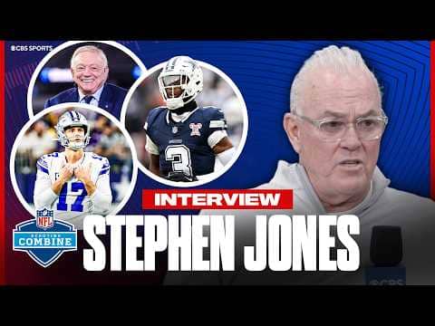 Stephen Jones discusses Cowboys plans for George Pickens, Brandon Aubrey, NFL draft approach