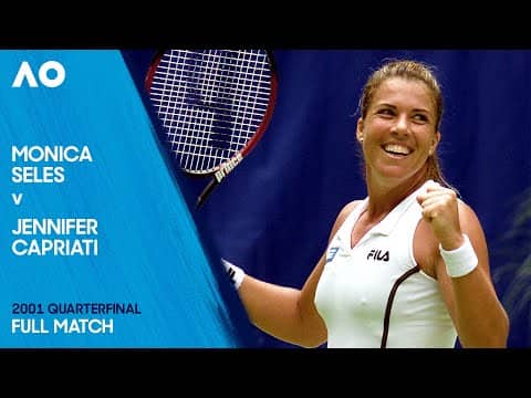 Monica Seles v Jennifer Capriati Full Match | Australian Open 2001 Quarterfinal