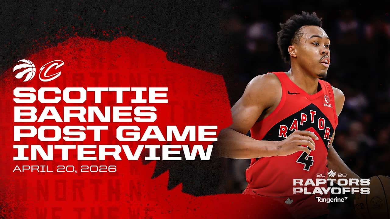 Scottie Barnes | RD1 GM2 Post Game at Cavaliers | April 20, 2026