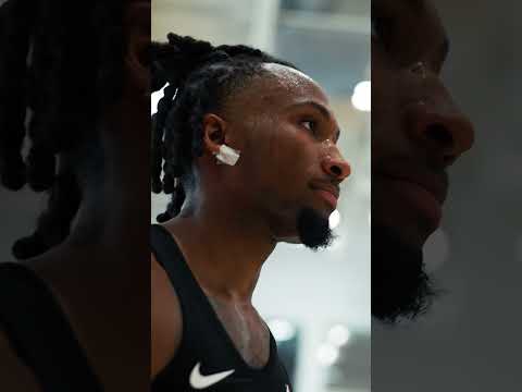First @NBA practice for Darryn Peterson