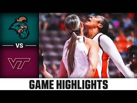 Coastal Carolina vs. Virginia Tech Game Highlights | 2025-26 ACC Women's Basketball