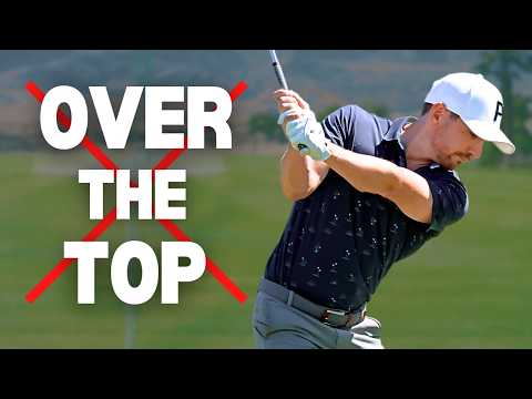 How To Fix Your OVER THE TOP Golf Swing