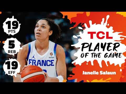 Janelle Salaun (19 PTS) | TCL Player Of The Game | FRA vs NGR | #FIBAWWC 2026 Qualifying Tournament