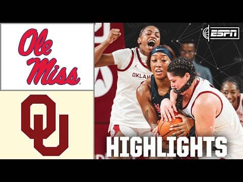 STATEMENT WIN 😤 Ole Miss Rebels vs Oklahoma Sooners | Full Game Highlights | ESPN College Basketball