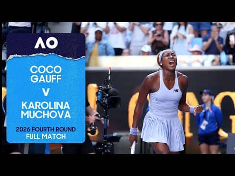 Coco Gauff v Karolina Muchova Full Match | Australian Open 2026 Fourth Round