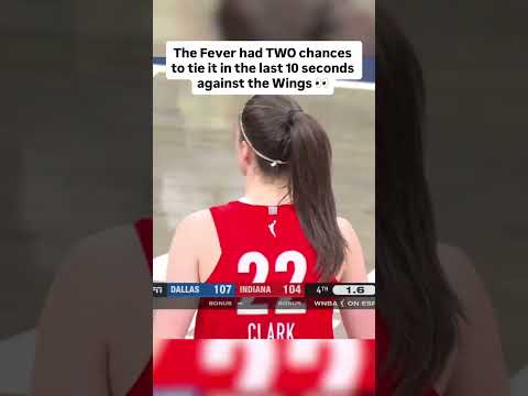 The Indiana Fever were SO close to its first W 😮‍💨