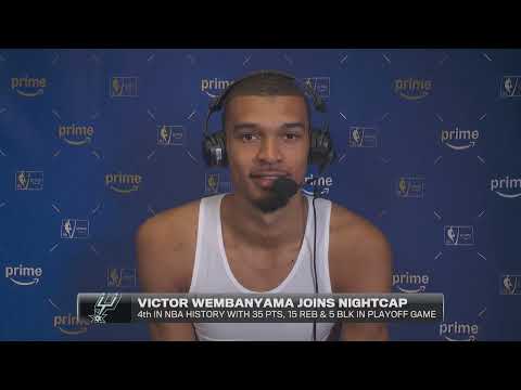 Victor Wembanyama Joins NBA on Prime Nightcap After Historic 39-Point Playoff Performance