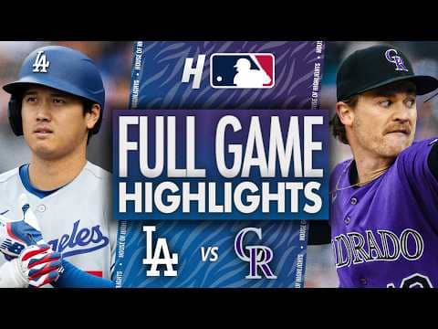 Los Angeles Dodgers vs Colorado Rockies - FULL GAME HIGHLIGHTS 🔥 April 18, 2026 MLB Season