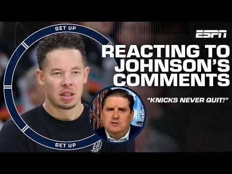 Brian Windhorst delivers STRONG message for Mitch Johnson 🗣️ 'The Knicks never quit!’ | Get Up