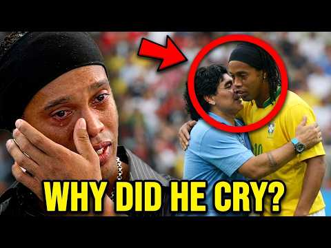 The Day Maradona Made Ronaldinho Cry In Front The World