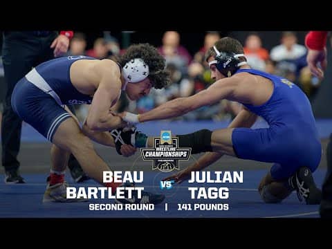 Beau Bartlett vs. Julian Tagg: 2025 NCAA wrestling second round (141 lbs.)