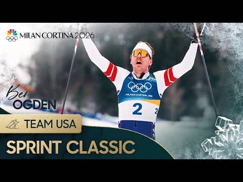 Ben Ogden clinches silver, ENDS 50-YEAR medal drought for USA | Winter Olympics 2026 | NBC Sports