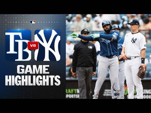 Rays vs. Yankees Game Highlights (5/24/26) | MLB Highlights