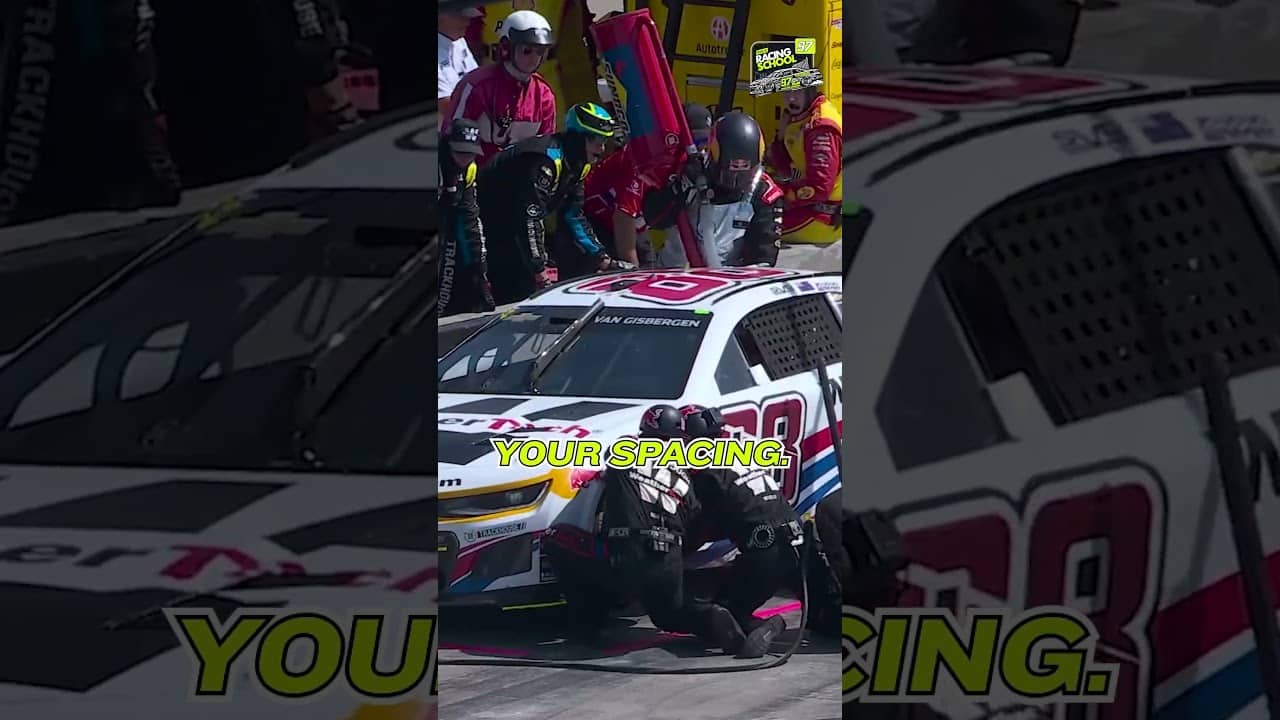 The drivers have to pit BACKWARDS?