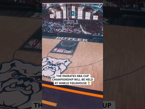 The Emirates NBA Cup championship will be held at Hinkle Fieldhouse 🏆