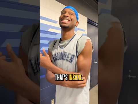 SGA couldn’t believe how many autographs he signed 😂