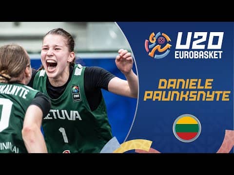 Daniele Paunksnyte 🇱🇹 | ALL-STAR FIVE | Full Highlights | FIBA U20 Women's EuroBasket 2025