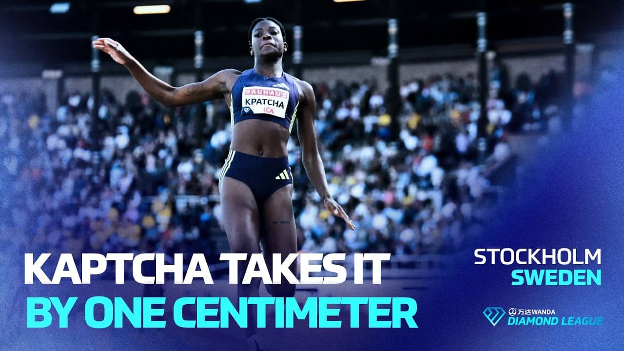 Kaptcha wins the women's long jump by 1cm with 6.85m in Stockholm | Wanda Diamond League
