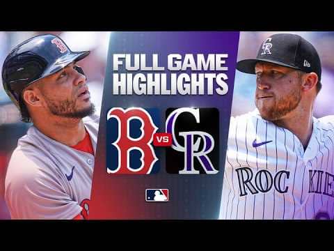 RED SOX vs. ROCKIES Full Game Highlights (6/24/26) | MLB Highlights