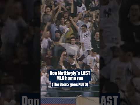 Don Mattingly's 1st and Last MLB HR's! #yankees