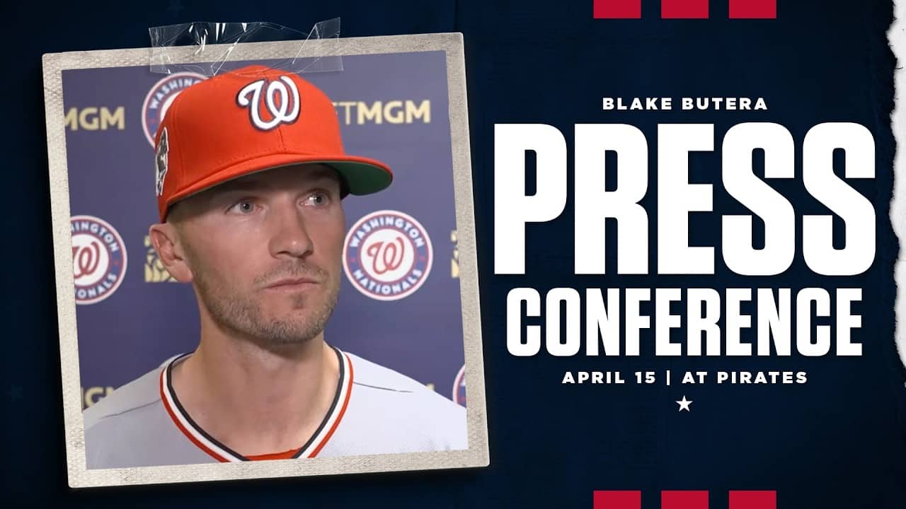 Blake Butera Press Conference | Nationals at Pirates | April 15, 2026