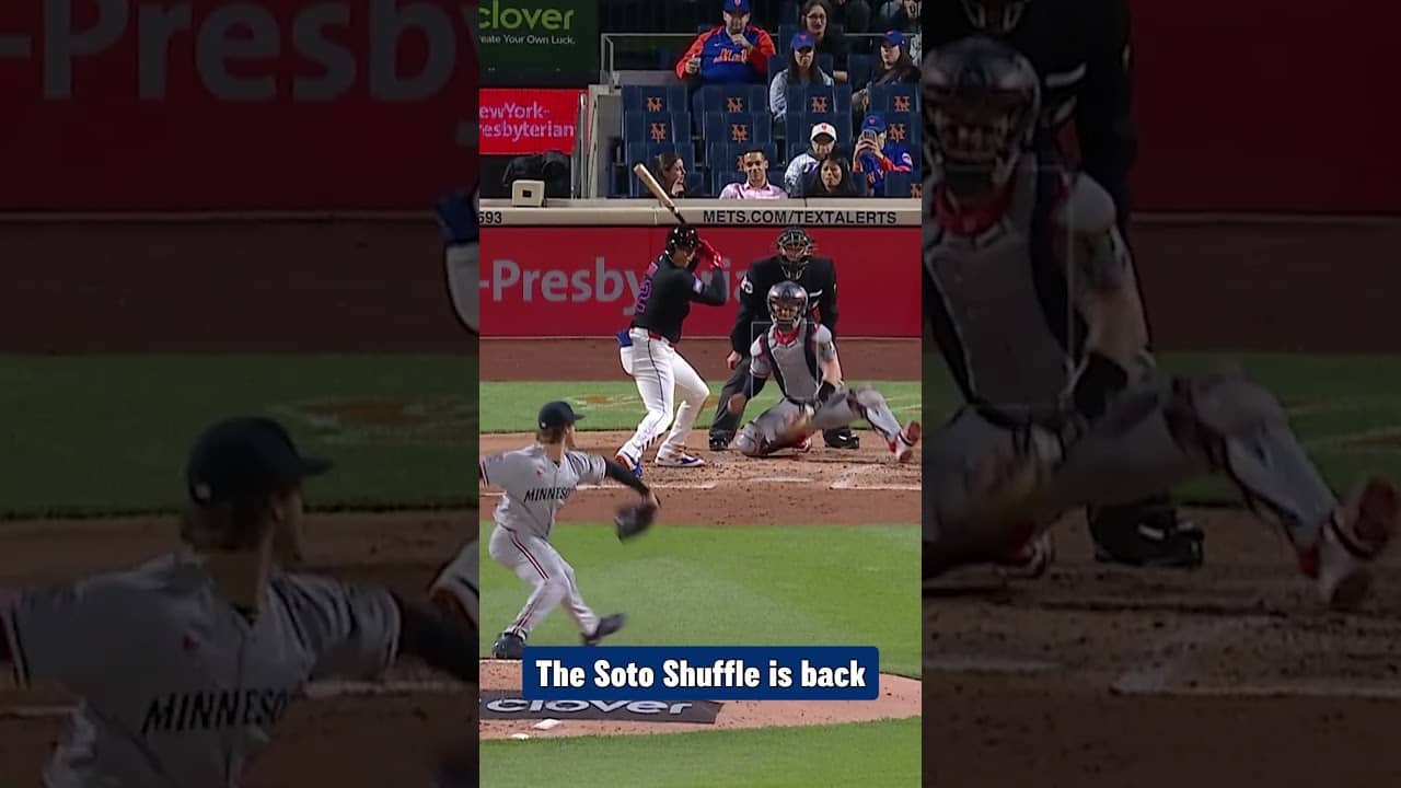 Juan Soto is back off the IL for the Mets and he brought the Soto Shuffle with him 🕺