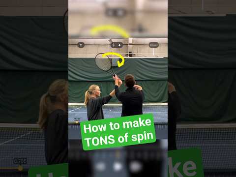 How to make TONS of spin on your serve: