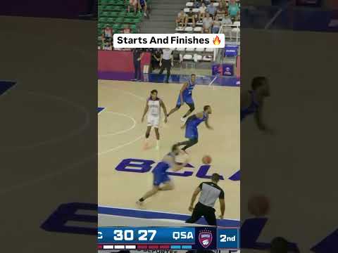 Steal to start, splash to finish 💦 #BasketballCL