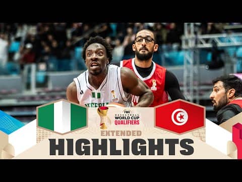 Nigeria 🇳🇬 v Tunisia 🇹🇳 | Extended Highlights | FIBA Basketball World Cup 2027 African Qualifiers