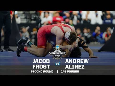 Jacob Frost vs. Andrew Alirez: 2025 NCAA wrestling second round (141 lbs.)