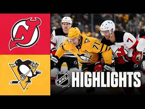 Devils vs. Penguins | NHL Highlights | January 08, 2026