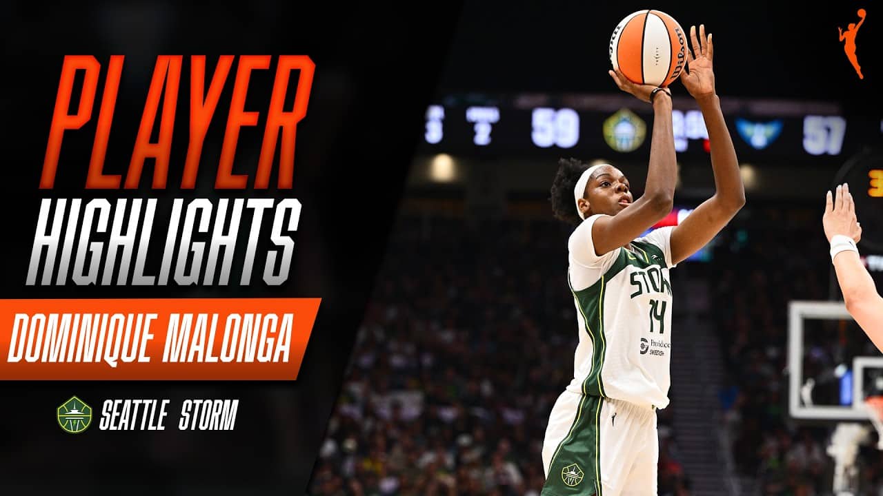 Dominique Malonga Explodes for Career-High 37 Points 🔥 | Wings vs. Storm Highlights