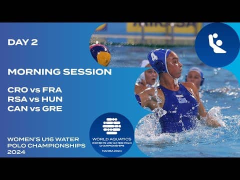 Morning Session | Day 2 | World Aquatics Women’s U16 Water Polo Championships 2024