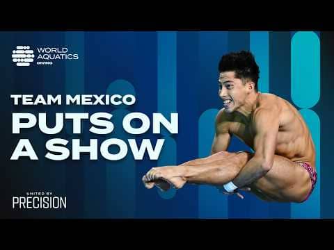 Team Mexico puts on a show ✨🇲🇽 | Diving World Cup 2026 | Mixed 3m & 10m Final