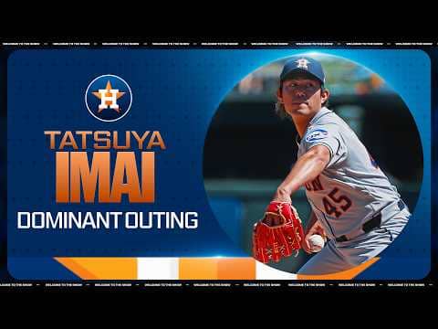 Tatsuya Imai DOMINATES in his second career start for the Astros! 🔥 (1st career win!) | 今井達也 ハイライト