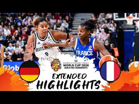 Germany 🇩🇪 v France 🇫🇷 | Extended Highlights | #FIBAWWC 2026 Qualifying Tournament