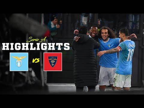 📽️ UN GOL PER TEMPO | LAZIO-LECCE 2-0 | HIGHLIGHTS SERIE A