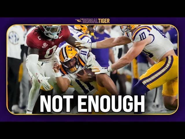 LSU benches Nussmeier, but it's not enough in loss to Alabama | Instant Reaction
