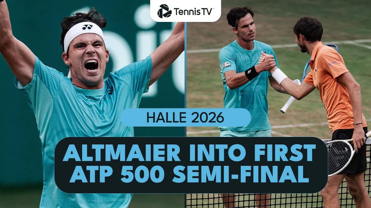Daniel Altmaier Upsets Daniil Medvedev To Move Into First ATP 500 Semi-Final 🤩 | Halle 2026